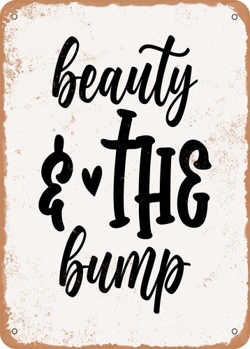 Metal sign beauty and the - beauty,